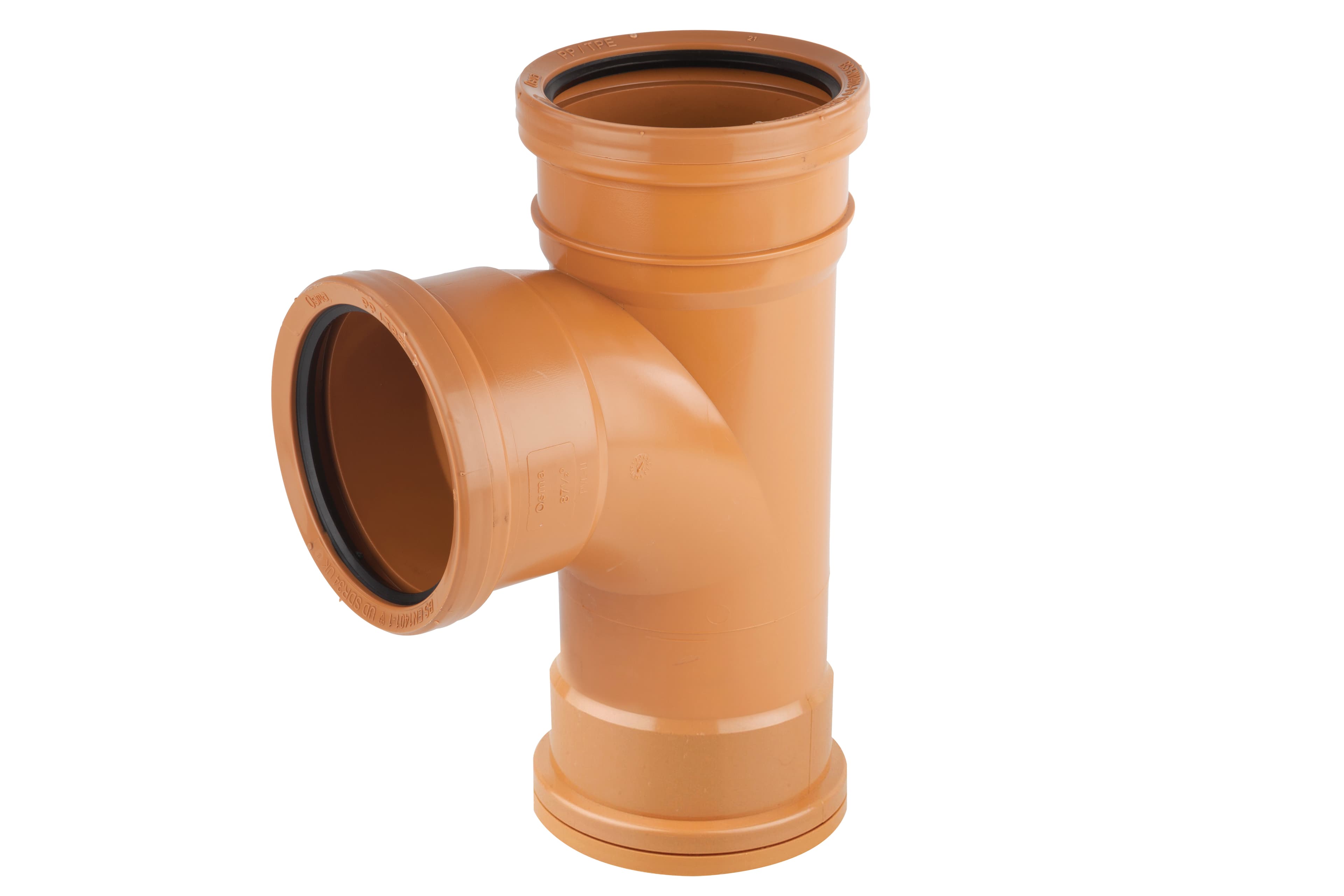 OsmaDrain Double Socket Equal Junction 87.5 degree 160mm 6D193