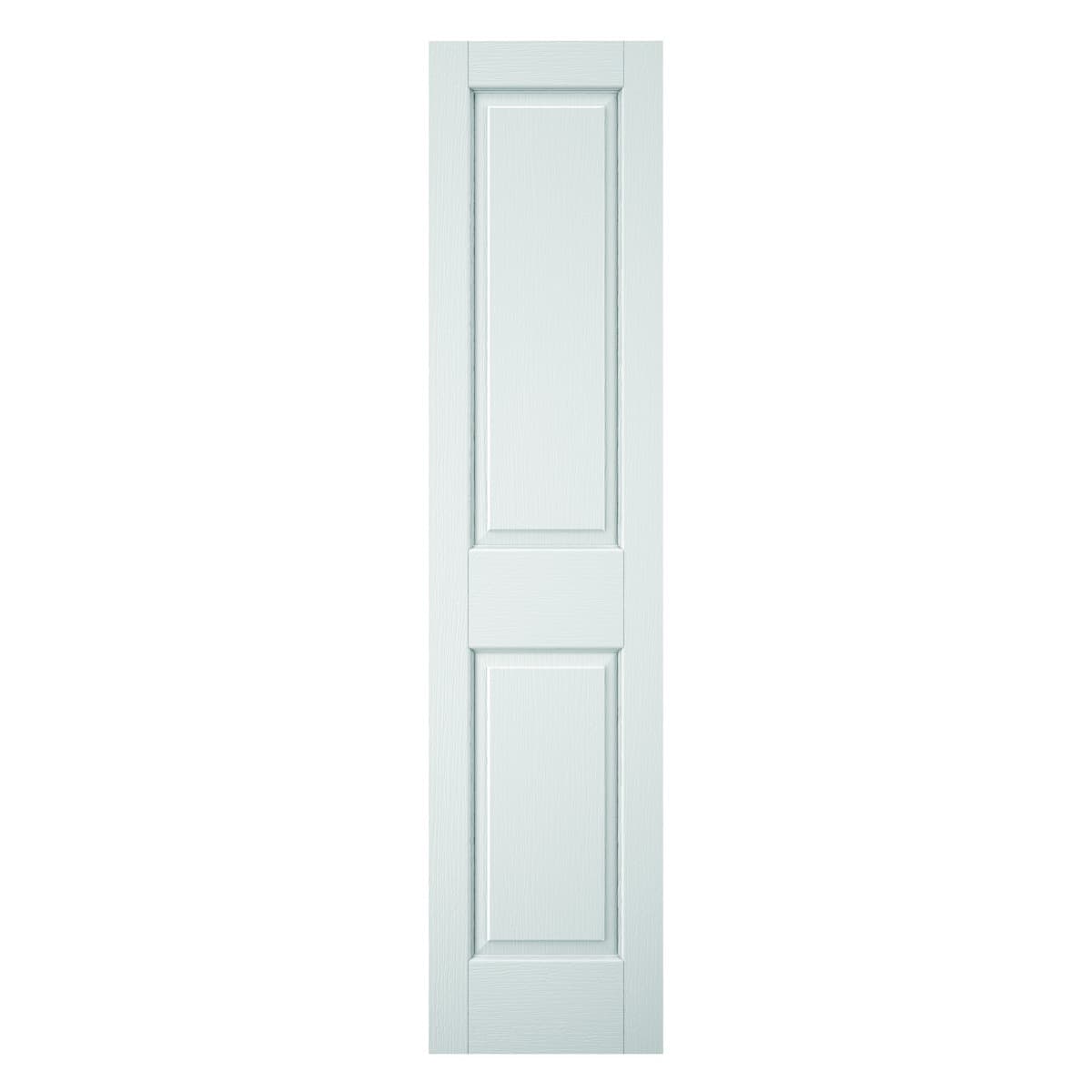 Travis Perkins White Primed 2 Panel Grain Hollow Core Door 1981 x 457 x 35mm
