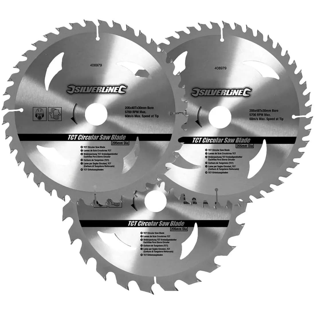Circular Saw Blades Pk3 210 X 30 For 210Mm Mitre Saw