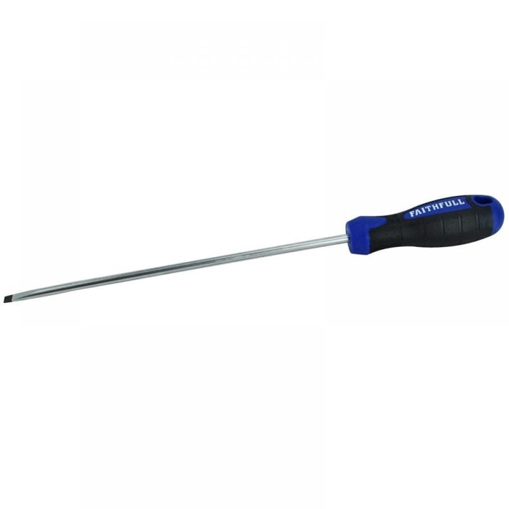 Faithfull Soft Grip Screwdriver Parallel Slotted Tip 5.5 X 200Mm