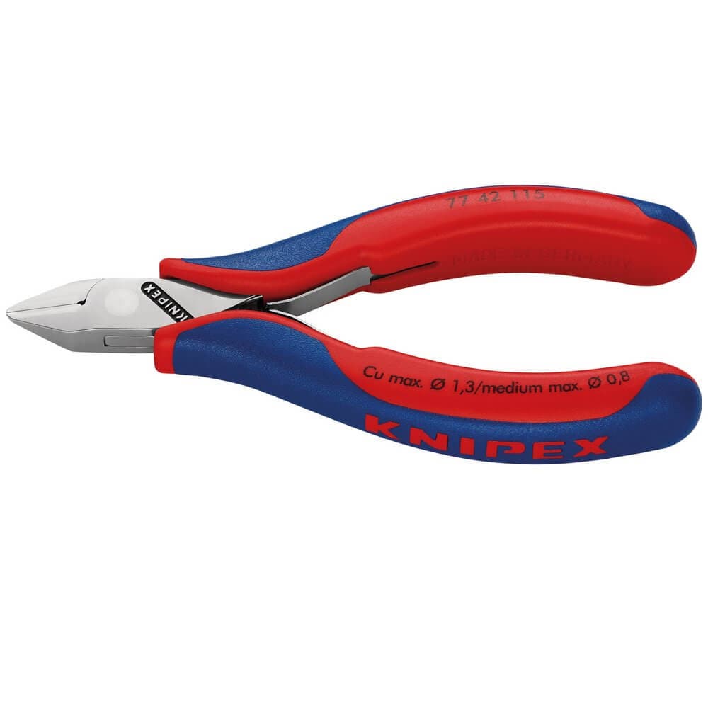 Knipex 27727 77 42 115 Full Flush Electronics Diagonal Cutting Nipper 115Mm each