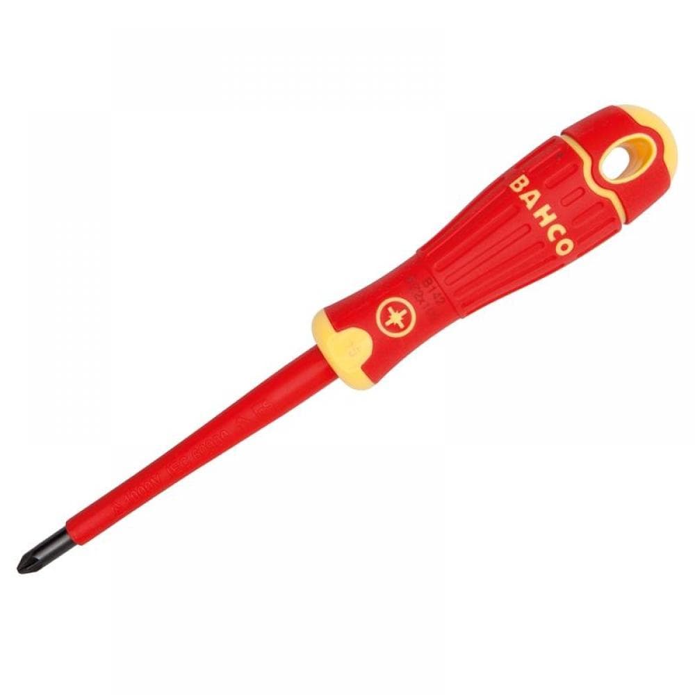 Bahco B142.002.100 fit Vde Insulated Pozidriv Screwdriver Pz2 X 100Mm