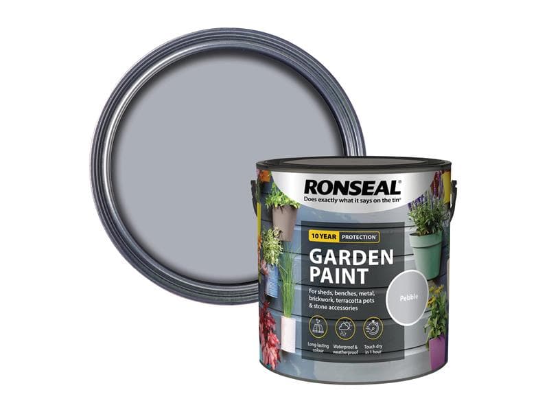 Ronseal 38510 Garden Paint Pebble 2.5 Litre