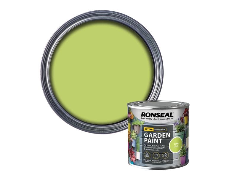 Ronseal 37388 Garden Paint Lime Zest 250Ml
