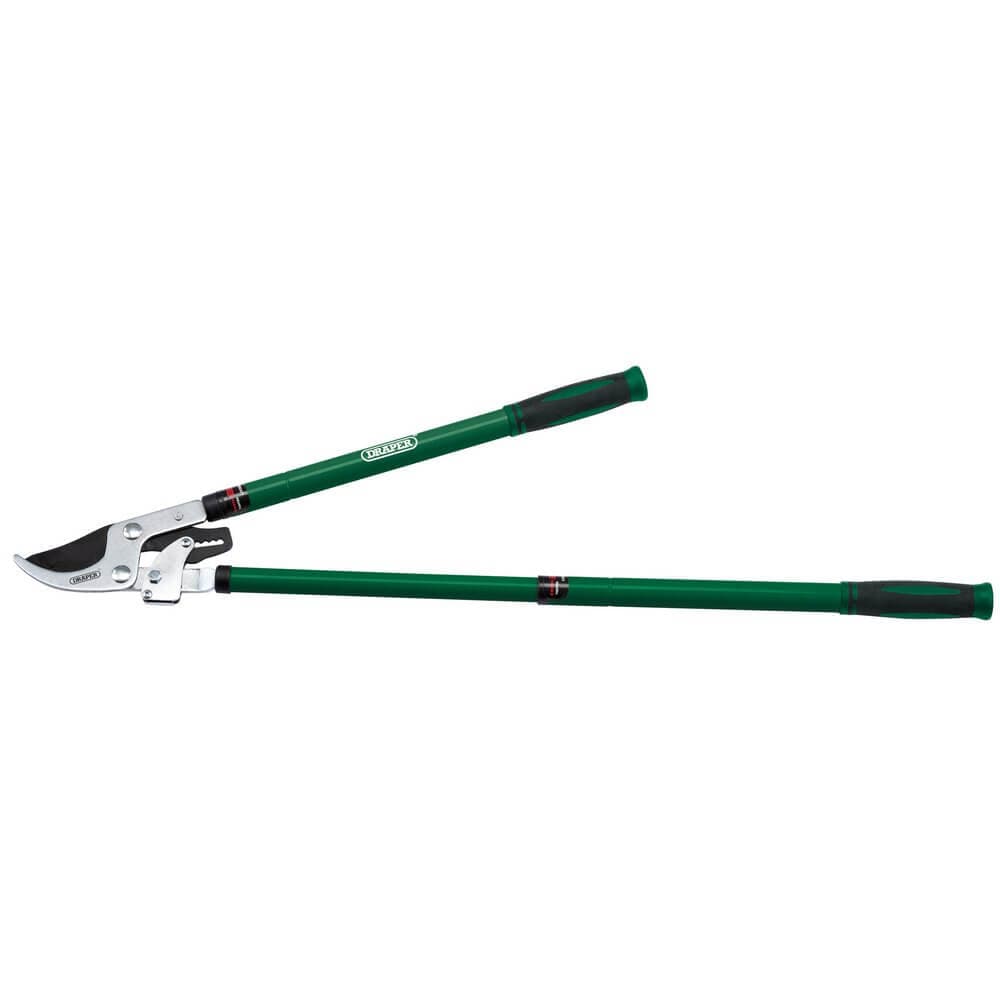Draper 36833 Telescopic Ratchet Action Bypass Loppers With Steel Handles each