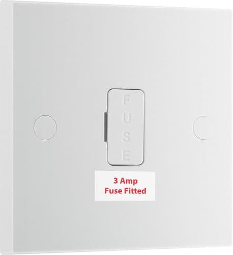 Wh Sq 13A Fcu Unsw + 3A Fuse 953-01