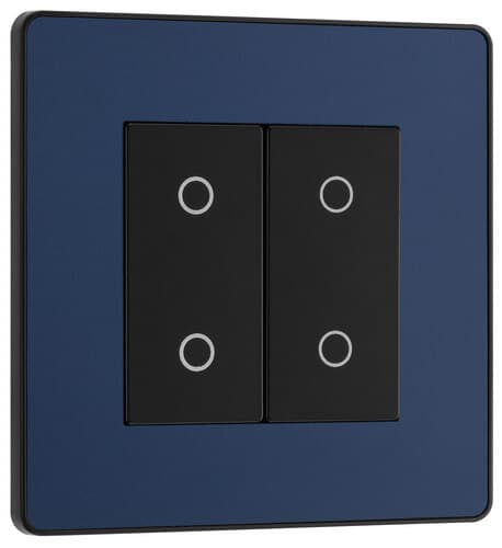 Nexus Metal Black Nickel Single Intelligent Led Dimmer Switch 2-Way Push On/Off NBN81-01