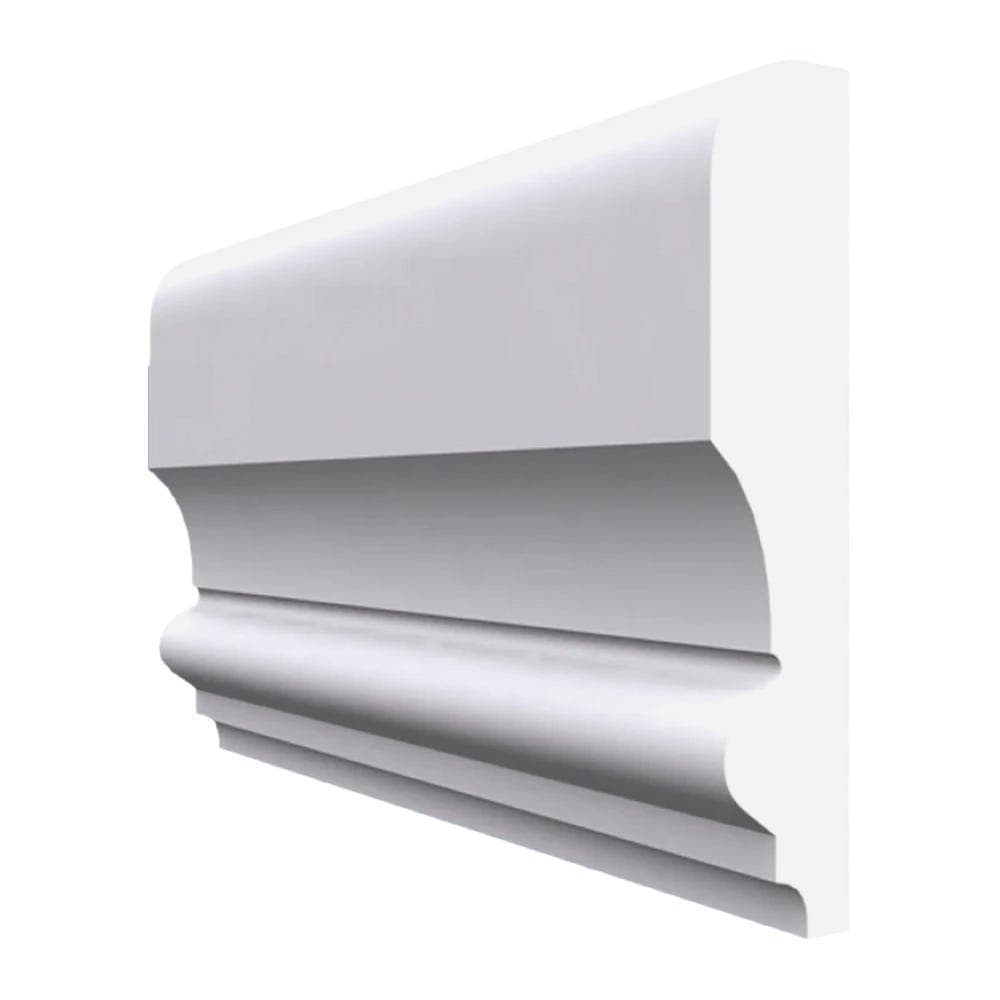 Royal B MDF Dado Rail White Primed 4200mm x 60mm x 25mm