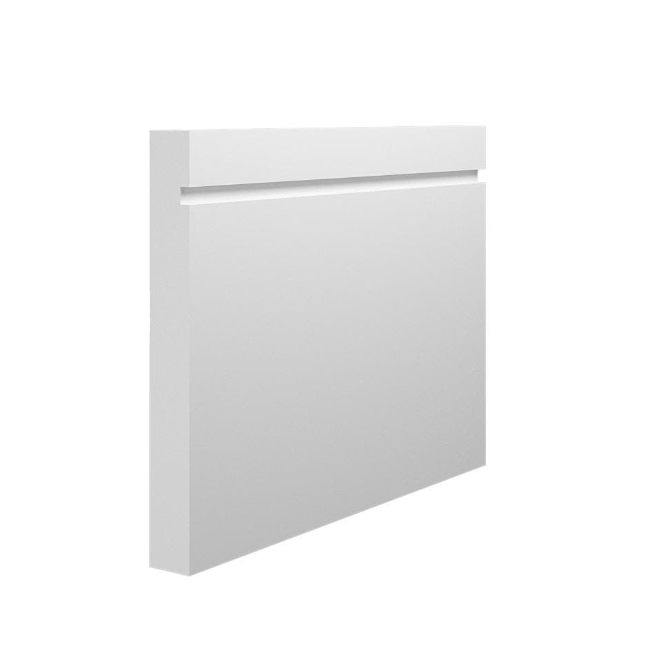 Grooved 1 Square MDF Skirting Board