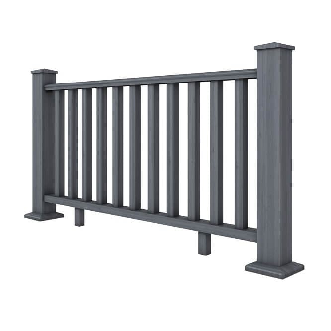 Balustrade Post & Rail System Charcoal - 1.8mtr Module