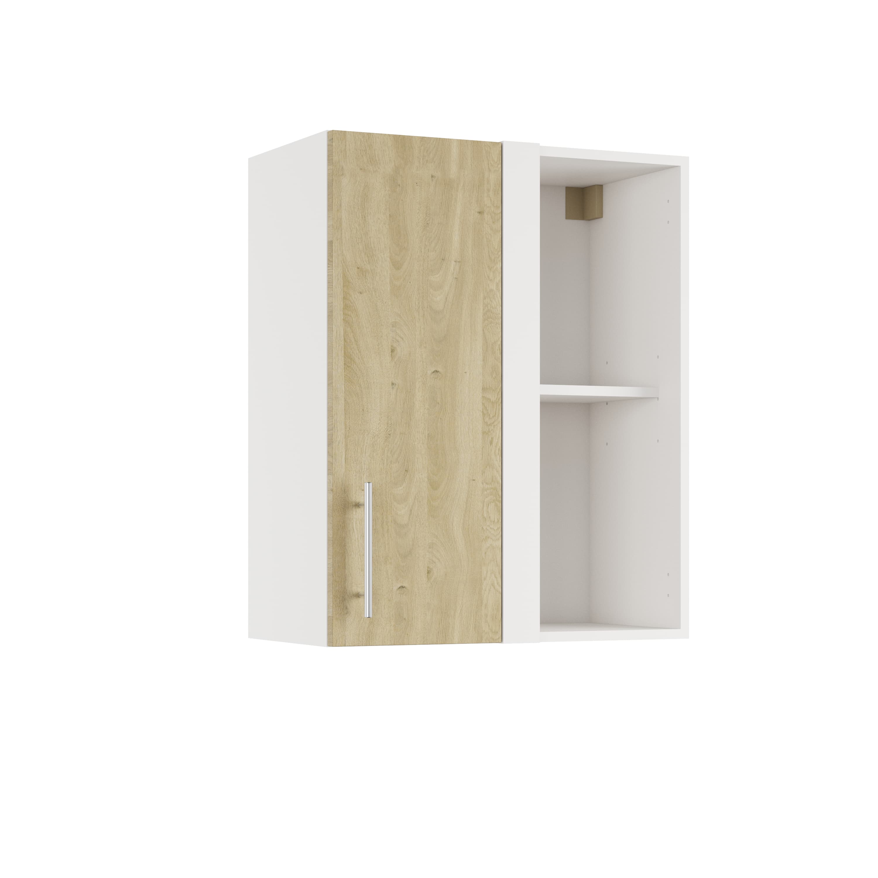 Essence Sandstone Oak MFC Closed Corner Wall Unit, 625mm