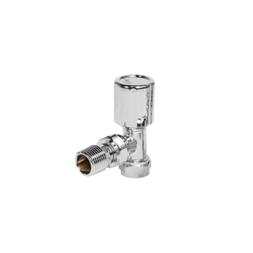 Towelrads Angled Lockshield Chrome 125001