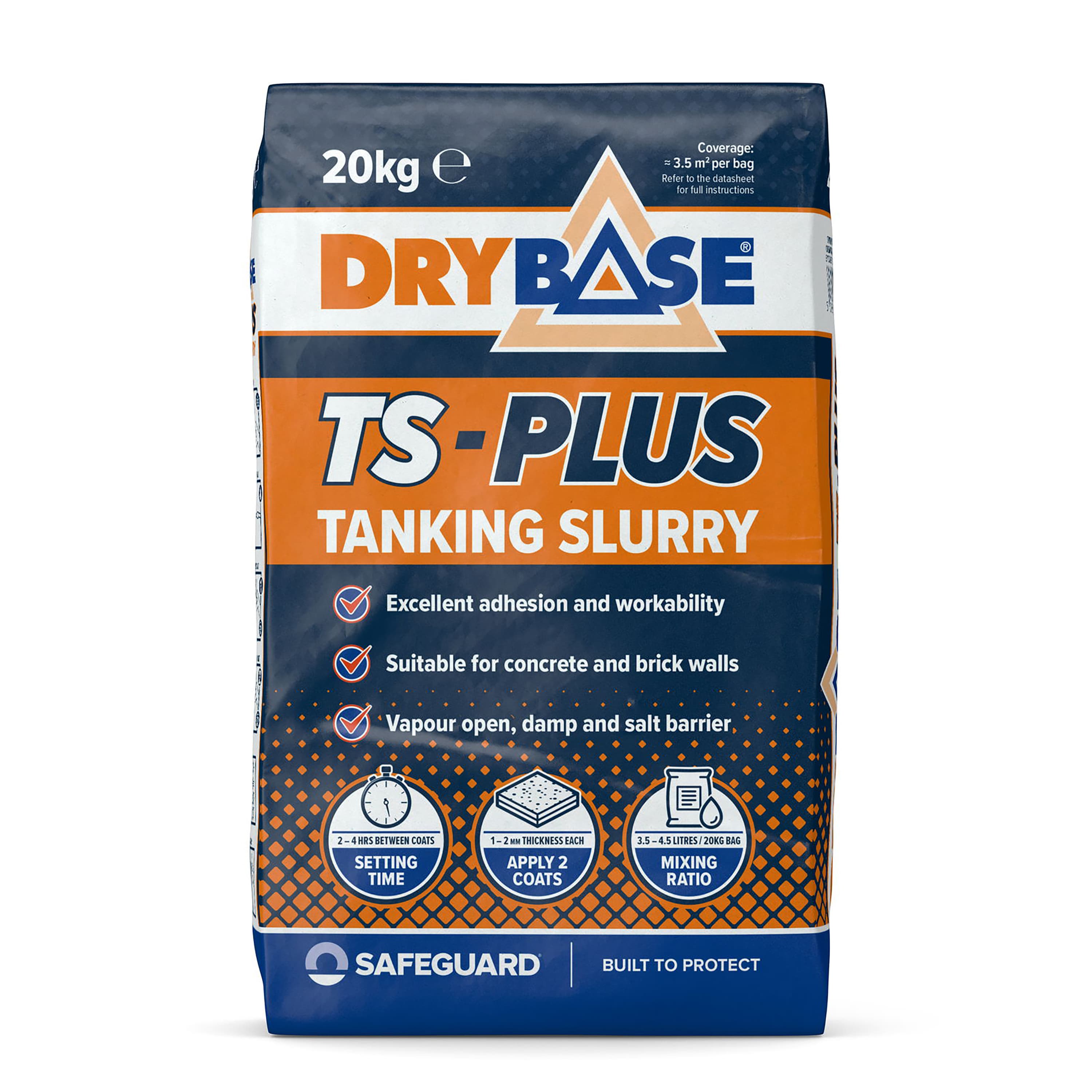 Safeguard Drybase TS-Plus Tanking Slurry 20kg