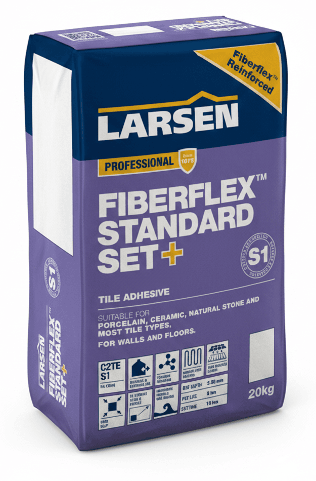 Larsen Standard Set+ Tile Adhesive Professional Fibreflex S1 20kg