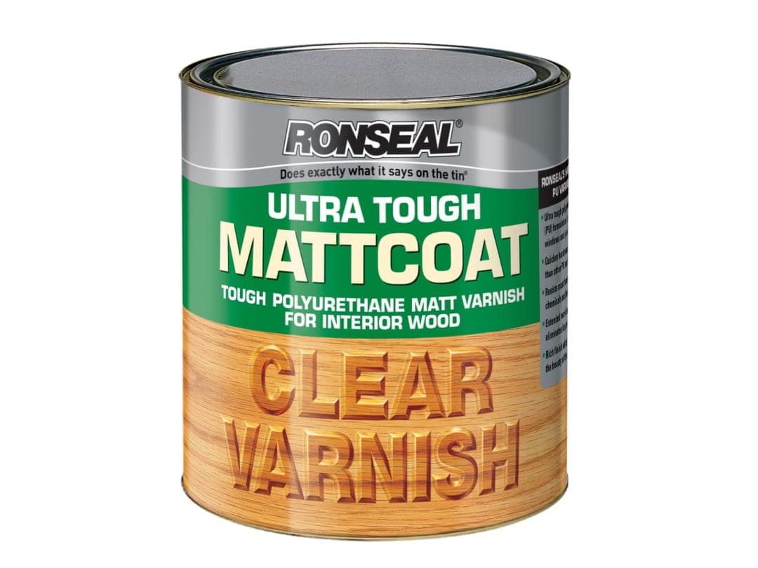 Ronseal Mattcoat Interior Clear Varnish 250ml 09010