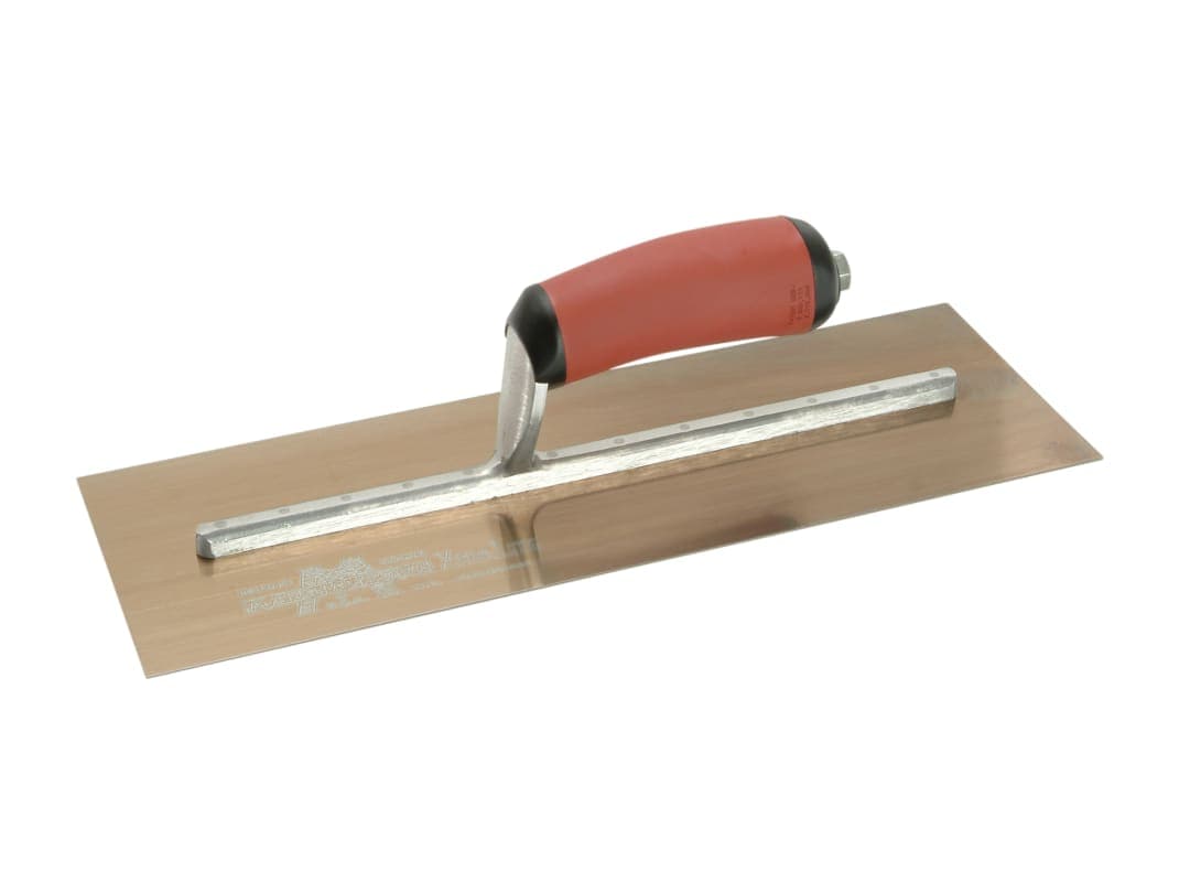 Marshalltown MXS73GSD Gold Finishing Trowel DuraSoft® Handle 14 x 4.3/4in MXS73GSD