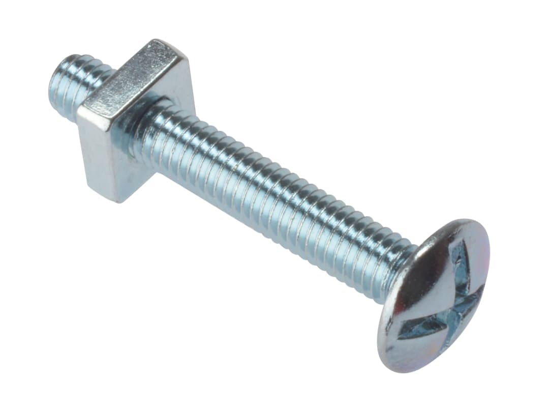 ForgeFix Roofing Bolt ZP M8 x 50mm Bag 25 25RBN850