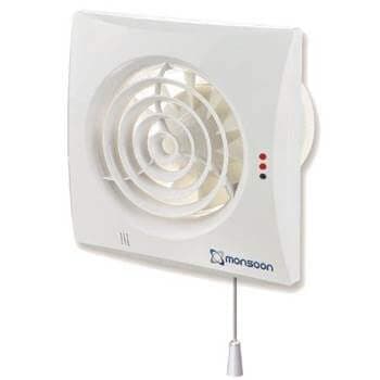 Wall Fan Axial Bathroom Fan Silence - 100mm