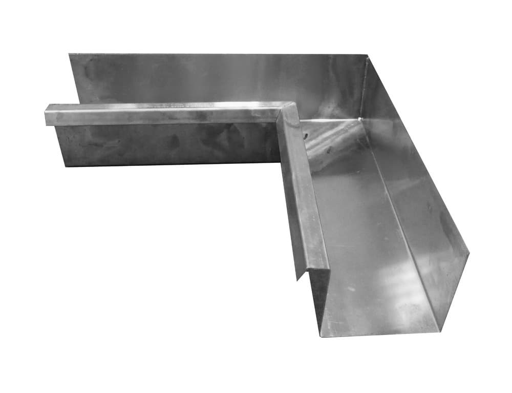 Zinc Large Box Gutter Internal Corner - 90 Degree x 115mm