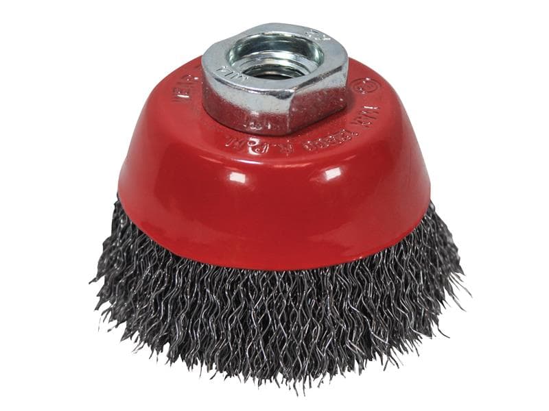 Faithfull 0106014130 Wire Cup Brush 60Mm M14X2 0.30Mm Steel Wire
