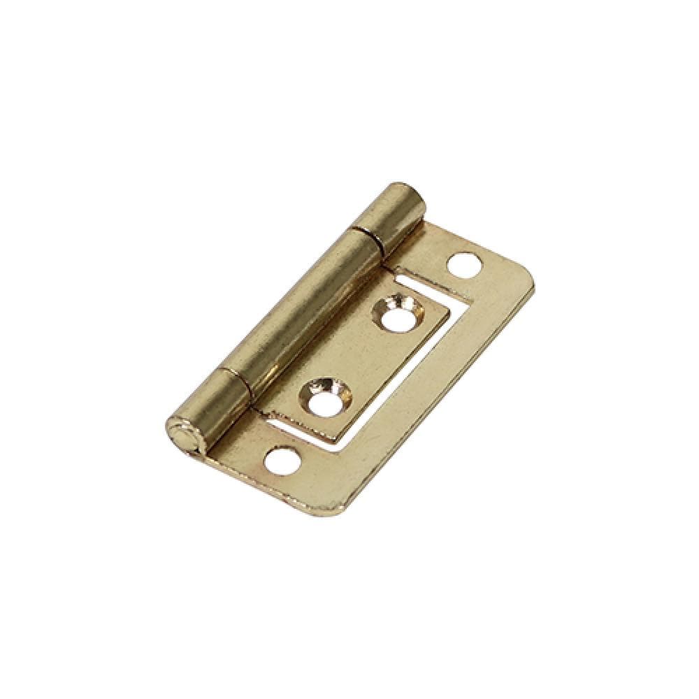 Timco 434872 Flush Hinge (105) - Electro Brass 50 X 38.5