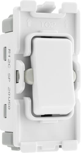 Grd 20Ax Sw 2W Sp Ctr Off - Wh R12C-01