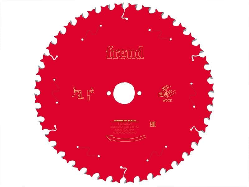 Freud F03FS09775 Wood Table Saw Blade 250 X 30 X 2.8/1.8Mm X 40T