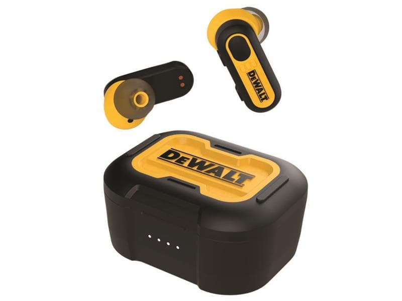 Dewalt Telecoms Jobsite Pro-X1 True Wireless Earbuds With Charging Case 190 2092 DWG