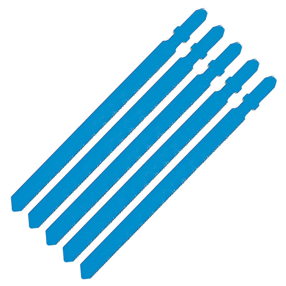 Clarke 5 pack of 8 TPI Quick Cut Jigsaw Blades for Wood