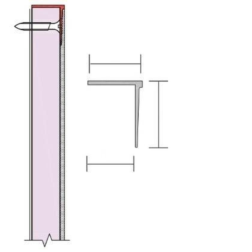 Aluminium Edge Trim 15mm x 3000mm