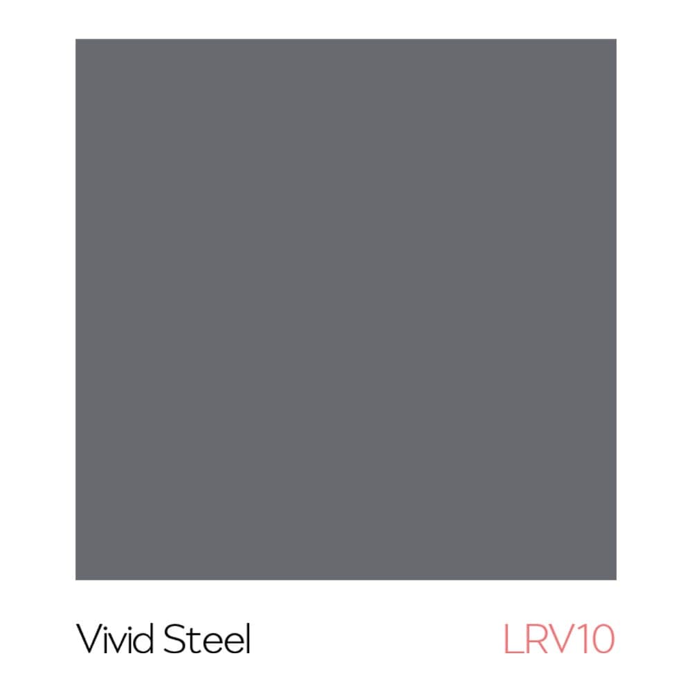 Hi-Clad Vinyl Floor Trim Two Part - Top & Bottom 3000mm Vivid Steel