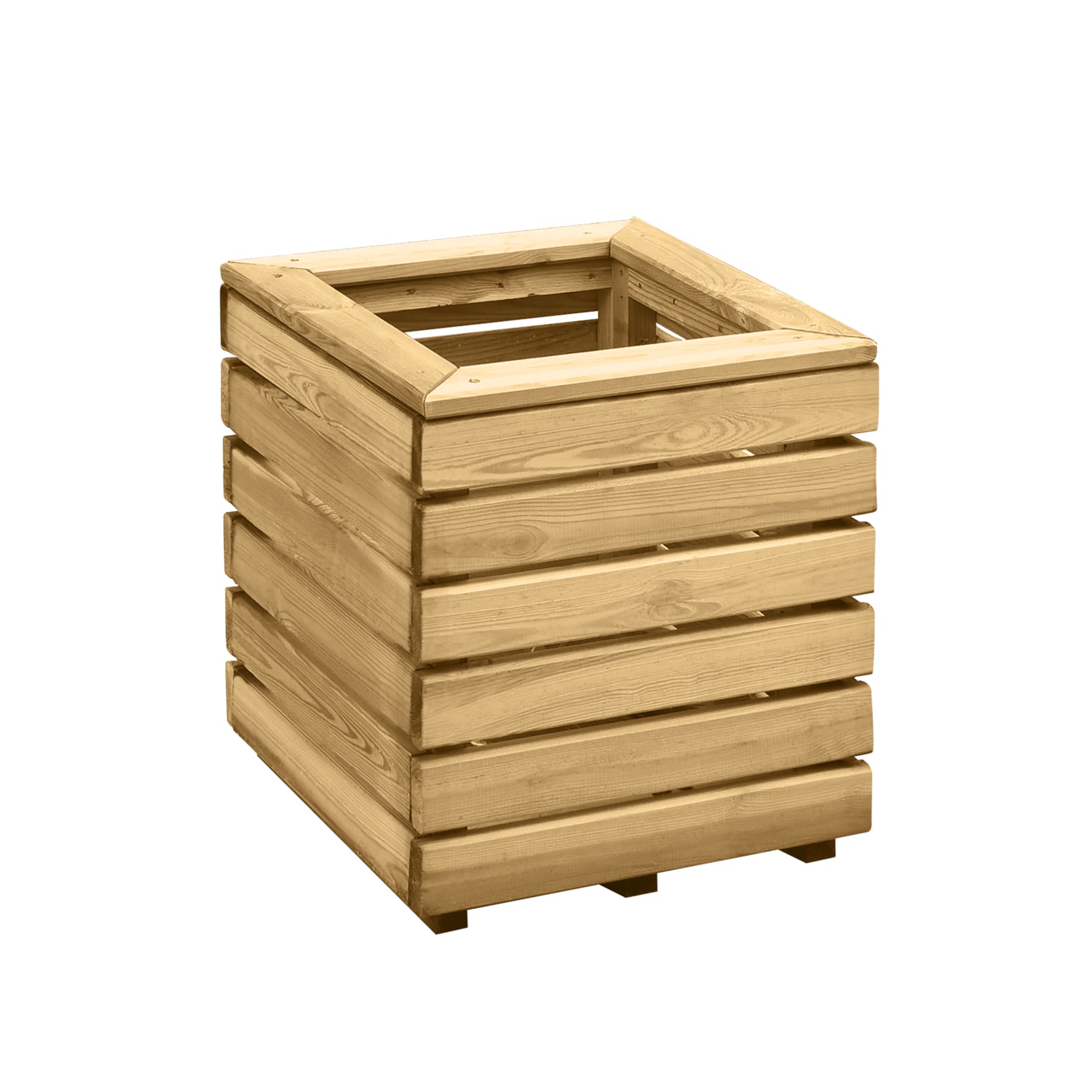 Forest Garden Linear Square Planter 40 x 40