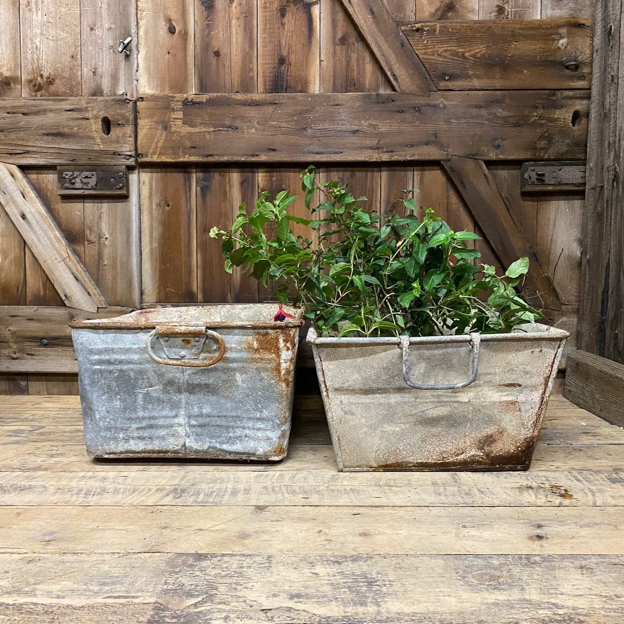 Industrial Galvanised Tubs