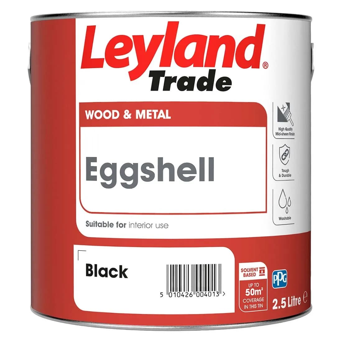 Leyland Eggshell Black 2.5L
