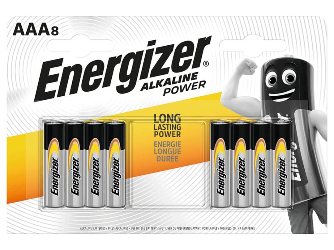 Energizer® Alkaline Power Batteries AAA x 8 S9338 S9338