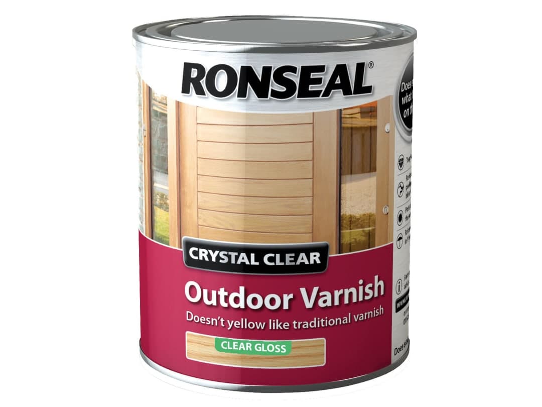 Ronseal Crystal Clear Outdoor Varnish Matt 2.5 litre 37369
