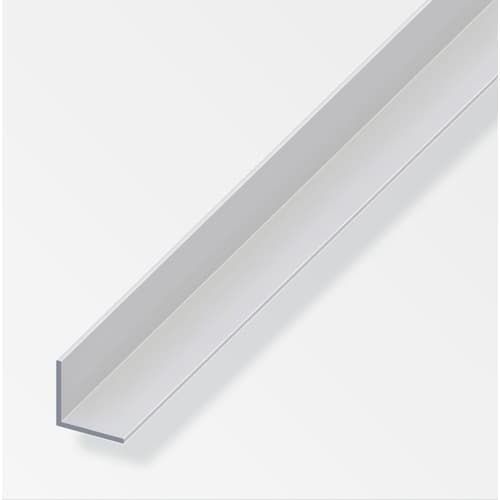 Alfer Aluminium Angle 15mm x 15mm x 1mm x 2mtr - Silver