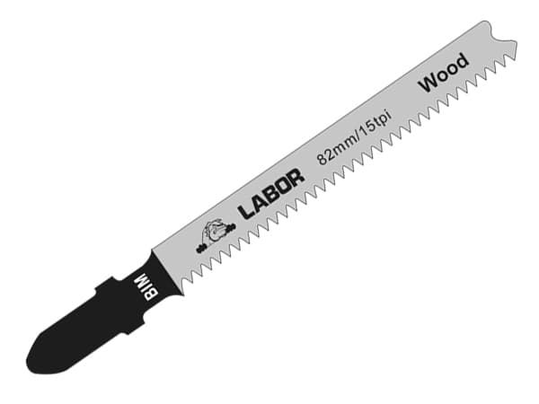 Labor Bim Jig Saw Blades - Laminate | 82Mm | Per 5 LABZBJ01800