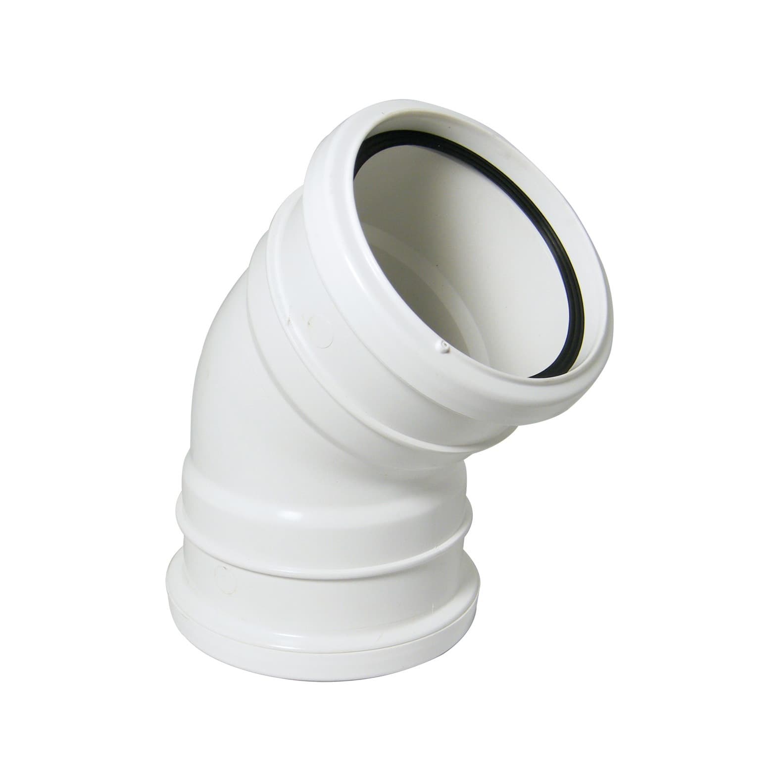 Floplast 110Mm White 135* Bend Ds SP563W