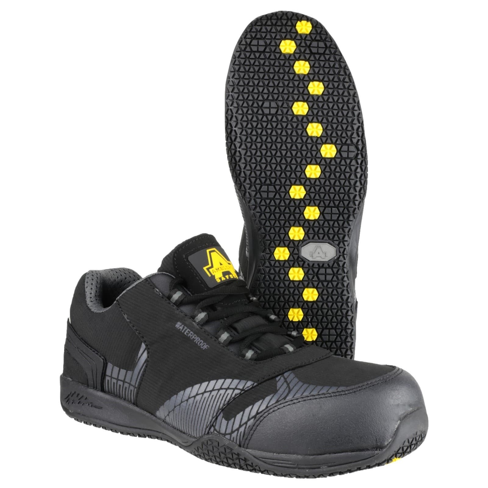 Amblers Safety Fs29C Waterproof Metal Free Non Leather Safety Trainer Size 6 24887-41152-04