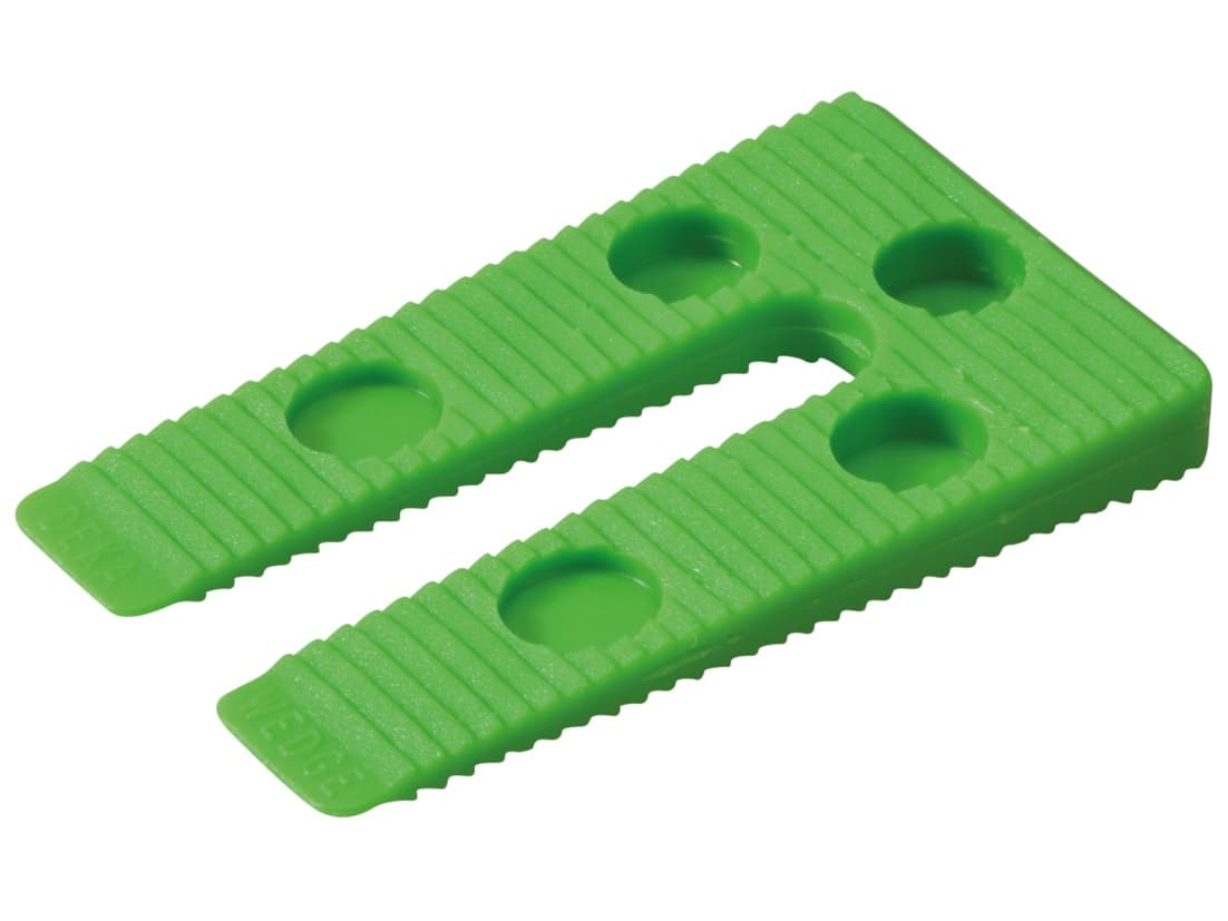 Broadfix Precision Wedge Shims | 45 X 77Mm | Green Plastic | Bag 100 BFXWP1