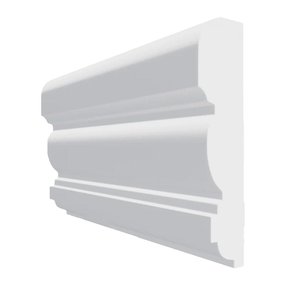 Edwardian MDF Dado Rail White Primed 4200mm x 95mm x 18mm