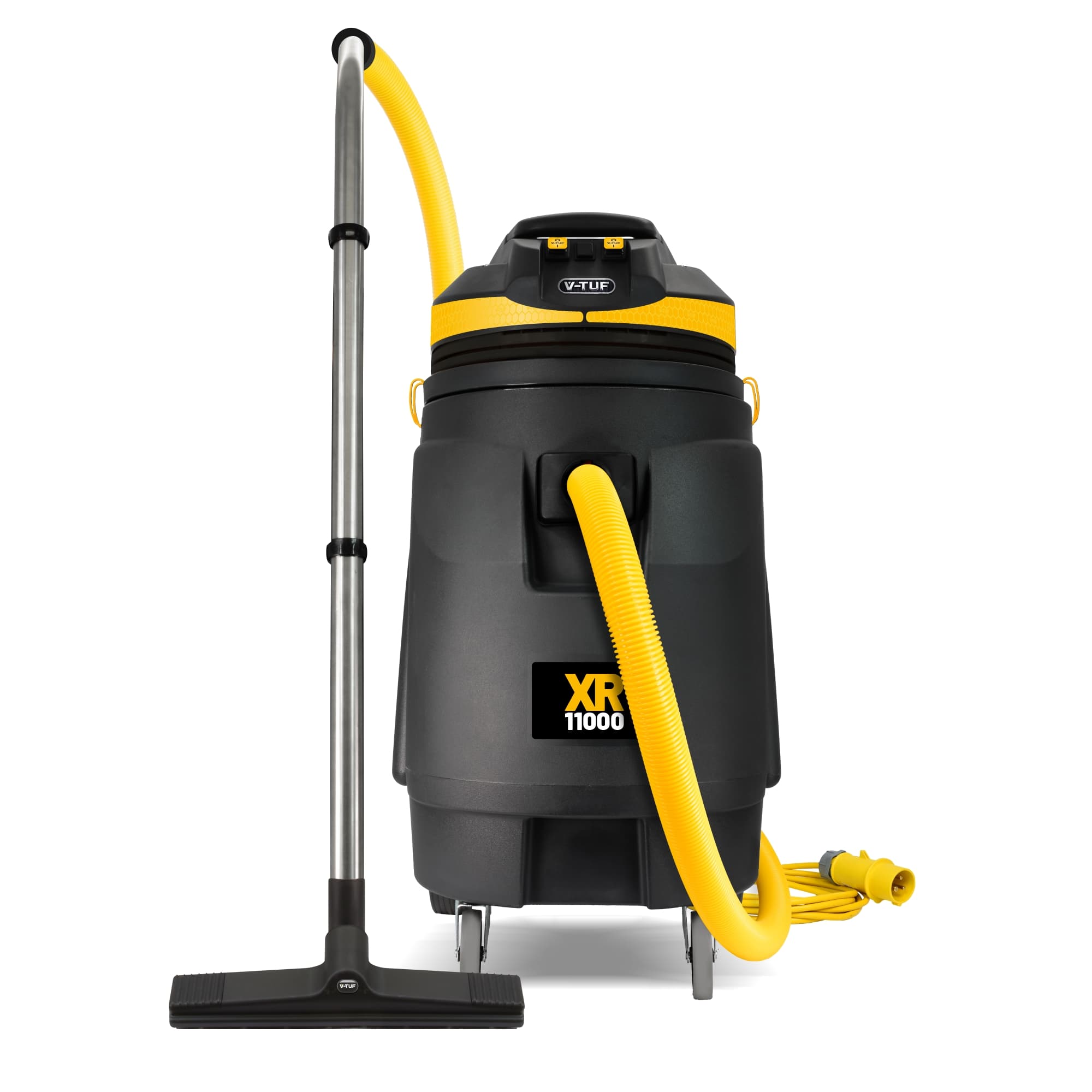 V-Tuf XR11000 110V 2200W Durable High Performance Wet & Dry Industrial Vacuum Cleaner, 110L