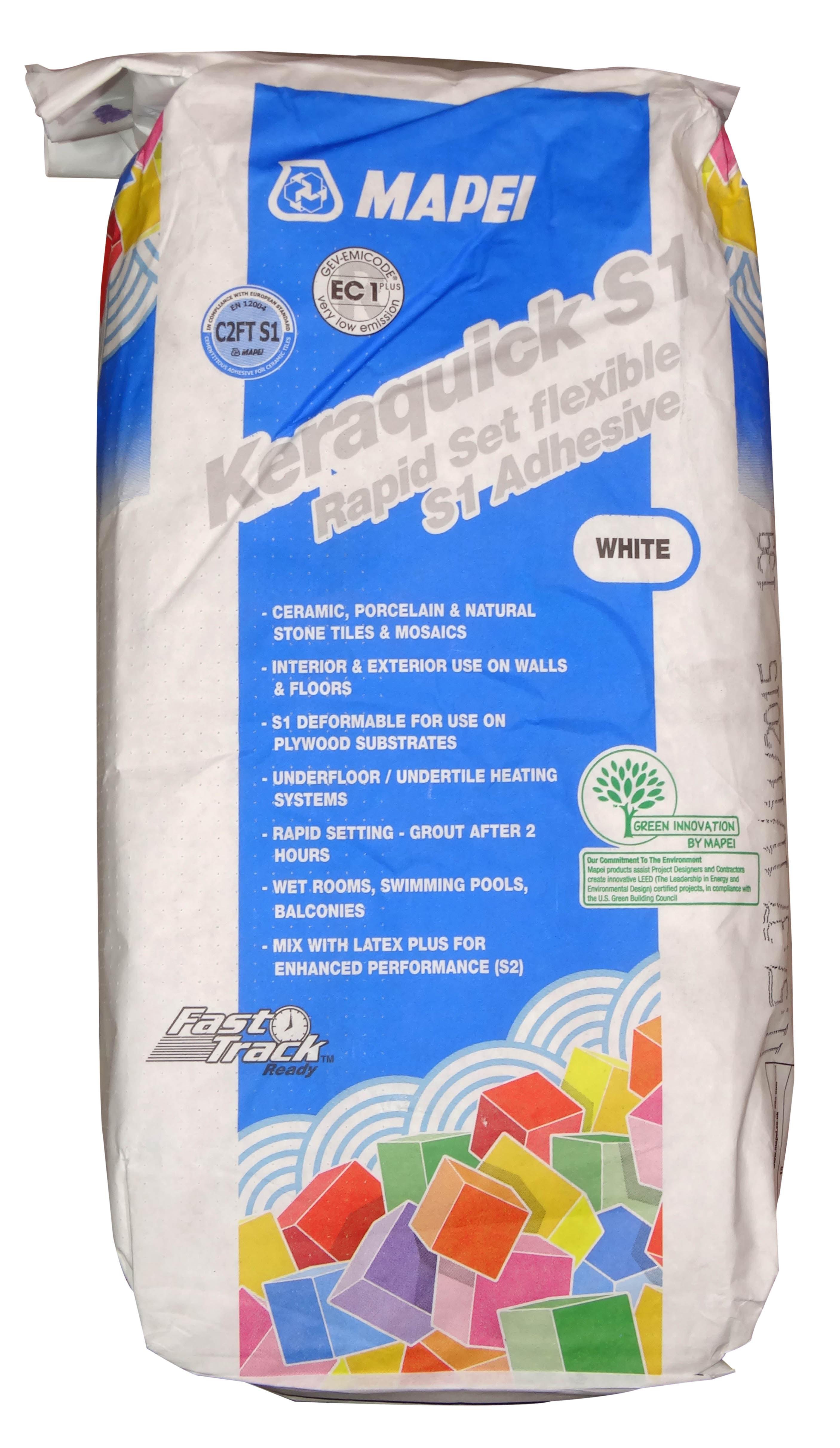 Keraquick White 20kg Cement Based Powder Adhesive