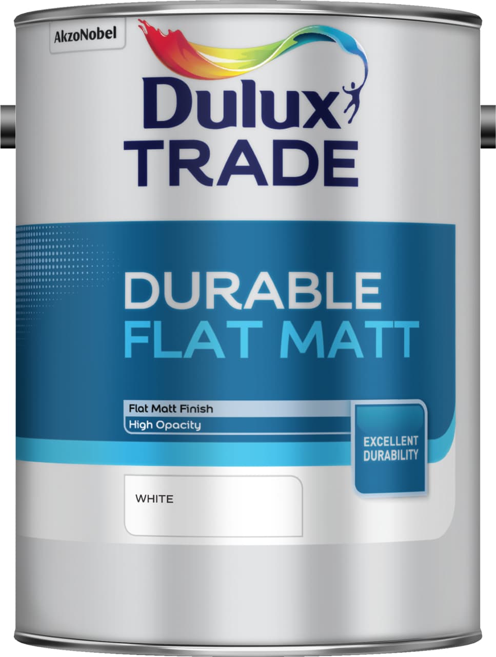 Dulux Trade Durable Flat Matt 5L White