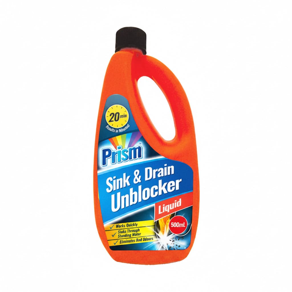 Prism sink drain unblocker liquid