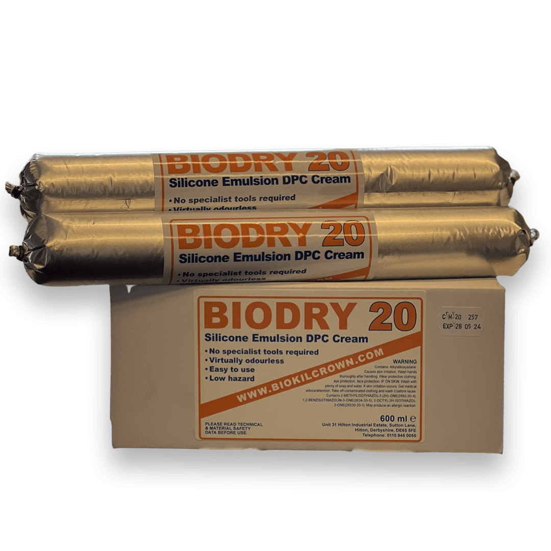 Biodry DPC Damp Proof Injection Cream - 600ml - Cmehical DPC for Rising Damp