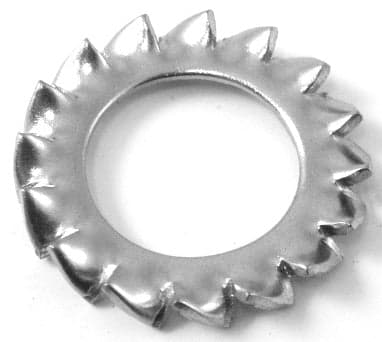 M3-M5 External Shakeproof Washer Zinc Trivalent DIN6798