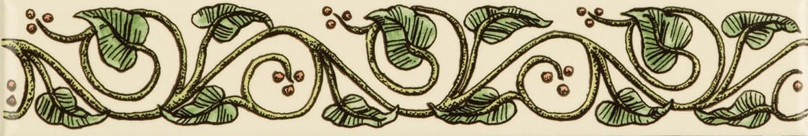 Original Style Artworks Trailing Ivy Classical Border on County White