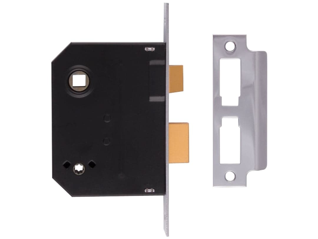 UNION 2294 Mortice Bathroom Lock Polished Brass 76mm 3in Box J2294-PL-3.00